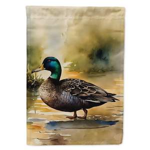 Pato negro americano manga de porche grande poste decorativo patio Banner ilustraciones colgante de pared Multicolor poliéster casa bandera - Product Image 1