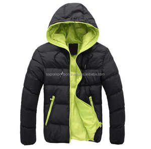 Veste d'hiver légère et respirante coupe-vent pour hommes avec logo sur le devant Manteau décontracté - Product Image 3