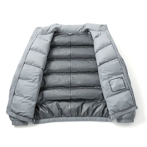 Custom Puffer Men's Winter Coat White <b>Duck</b> <b>Down</b> Padded <b>Jacket</b> for Warm Quilting Coat Black Plus Size <b>Down</b> <b>Jackets</b> - Product Image 2