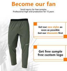 Pantalon de jogging pour homme bleu marine à séchage rapide avec taille élastique et poches latérales, léger, décontracté, pour le sport, à porter en été - Product Image 6