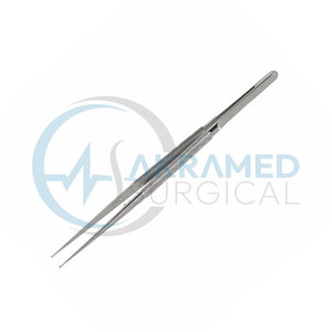 Pinces à micro-anneaux de qualité supérieure 18 cm 1 mm, pointes diamantées, acier inoxydable, instrument chirurgical atraumatique certifié CE - Product Image 3