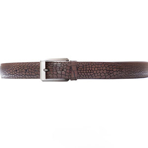 Cinturones de Cuero Genuino de Vaca Marrón de Primera Calidad para Hombre, Elegantes, Duraderos, Ajustables, Suministro al por Mayor OEM Personalizado - Product Image 3
