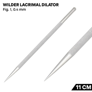 Dilatador lacrimal Wilder con punta de 0.4 mm Fig. 1, instrumento quirúrgico oftálmico de acero inoxidable alemán, dilatador de conducto lacrimal - Product Image 2