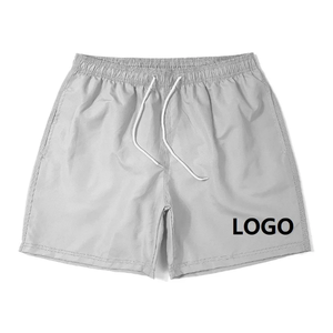Shorts de plage pour hommes personnalisés, style streetwear, 100% polyester, séchage rapide, taille élastique, shorts d'été, fitness, jogging - Product Image 2