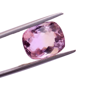 Ametrina AAA+ de 10x12 mm, piedra facetada de corte cuadrado, ametrina natural bicolor rara, piedra preciosa semipreciosa suelta para joyería. - Product Image 3