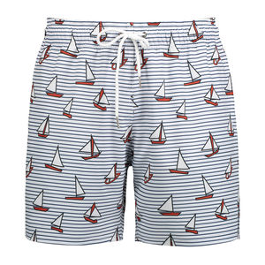 กางเกงชายหาดคุณภาพสูงสำหรับผู้ชาย กางเกงตกปลาแบบสั่งทำ กางเกงว่ายน้ำโพลีเอสเตอร์ กางเกงว่ายน้ำแบบพิมพ์ลายทั้งตัว - Product Image 2