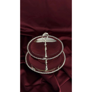 Stainless Steel Table Wear Designing <b>Cake</b> Stand Wire Metal <b>Decorative</b> <b>Cake</b> Stand Wire Base Metal Top <b>Decorative</b> Tabletop <b>Supply</b> - Product Image 5