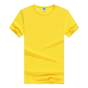 T-shirt ample pour homme, manches courtes, col rond, couleur unie, décontracté, en coton, surdimensionné, avec logo personnalisé - Product Image 4