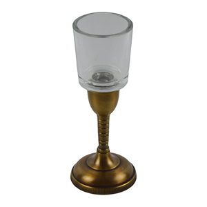 Candelabro de Diseño Moderno con Metal de Latón, Ideal para la Decoración del Hogar y la Sala de Estar, Portavelas con Acabado Plateado - Product Image 4