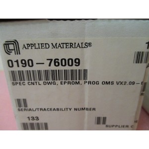 2 AMAT 0190-76009 Spec Cntl DWG, Prog OMS - Equipo y Piezas de Semiconductores de Confianza de Marca Global - Product Image 3