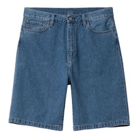 Shorts en jean vintage décontractés pour hommes, style streetwear d'été, shorts amples pour le travail, shorts en jean baggy pour hommes