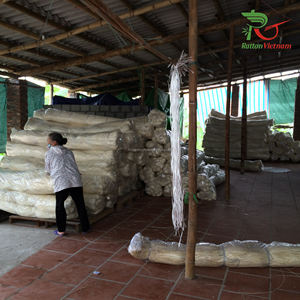 แกนหวายธรรมชาติเวียดนาม ขนาด 1.5 มม.-5.0 มม. ฟอกขาว วัสดุงานฝีมือสำหรับเฟอร์นิเจอร์ ยี่ห้อ HNIECO บรรจุแบบมัด  คุณฮุย - Product Image 6