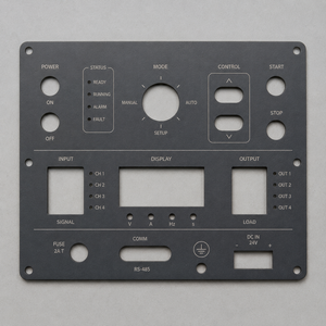 Servicios de Fabricación OEM/ODM Disponibles, Panel de Control de Aluminio Grabado con Láser, Fabricación de Chapa Metálica - Product Image 4