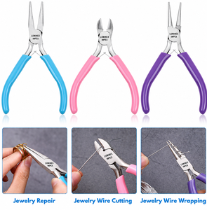 LUMINEX IMPEX LUB=113 <b>Long</b> <b>Nose</b> Stainless Steel Lightweight Smooth Work Jewelry Making Polishing Pliers - Product Image 6