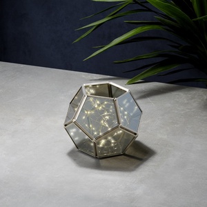 โคมไฟโลหะทรงเรขาคณิตทันสมัย ขายส่งจำนวนมาก MOQ ที่ใส่เทียนสำหรับตกแต่งบ้าน โรงแรม ร้านอาหาร - Product Image 6