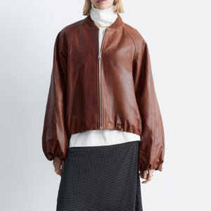 Best Winter Motorcycle Auto Racing Plus Size Biker Jacket Breathable Windproof Custom Crop Leather Jacket - Product Image 1