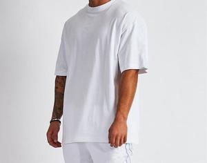 T-shirt de sport d'été pour homme, décontracté, en soie glacée, séchage rapide, grande taille, style fin, à manches courtes, design uni - Product Image 5
