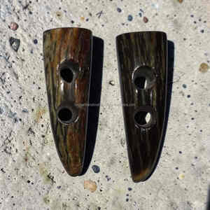 Boutons en corne de buffle noire, fabriqués à la main, de qualité supérieure, naturels, durables, pour manteaux, vestes et vêtements, au meilleur prix - Product Image 3
