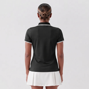 เสื้อโปโลผู้หญิง OEM/ODM ปักโลโก้ตามสั่ง ผ้าฝ้าย 100% เป็นมิตรกับสิ่งแวดล้อม คุณภาพสูง ระบายอากาศได้ดี แห้งเร็ว ไม่ยับ - Product Image 6