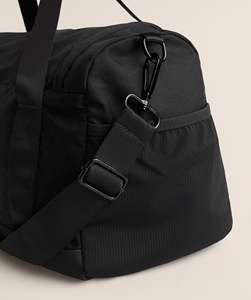 For <b>Black</b> Tactical Gym <b>Backpack</b> Below 20L Waterproof Polyester Unisex with Adjustable Strap and Shoe Compartment - Product Image 4