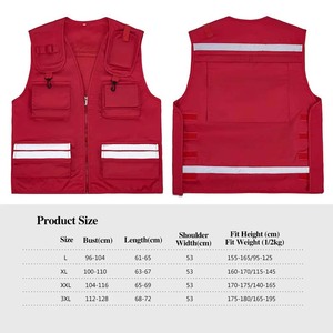Chaleco de Seguridad de Alta Gama, Sin Mangas, Diseño Único, Transpirable, con Múltiples Bolsillos - Product Image 5