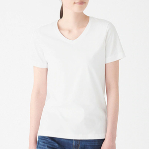 Camiseta Lisa Holgada de Manga Corta para Mujer, Cuello Redondo, Informal, Básica, Suave, Transpirable, de Secado Rápido, para Uso Diario, Tejido Jersey Transpirable - Product Image 3
