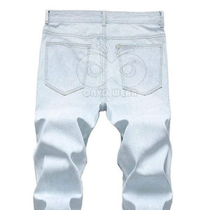 Nouveau style de jeans déchirés pour hommes, pour usage extérieur, de qualité supérieure, couleur unie, jeans déchirés pour hommes - Product Image 4