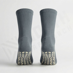 Crew <b>Socks</b> Solid Color Knitted Cotton Breathable Daily Wear Adult Spring Season Regular Style - Product Image 2