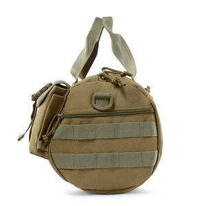 Tactical Duffel <b>Bag</b> 30-40L 600D Nylon Olive Green with Shoulder Strap and <b>Compression</b> Straps Waterproof Olive green nylon - Product Image 4