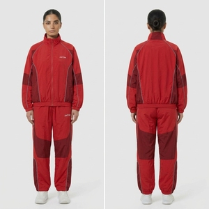 ชุดวอร์มกันลมสำหรับผู้หญิง ทรงเข้ารูป ระบายอากาศได้ดี - ชุดฟุตบอลไนลอนกันน้ำ 3 ชิ้น รับทำโลโก้ตามสั่ง ขายส่ง OEM - Product Image 1