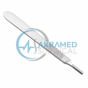 Manche de scalpel chirurgical en acier inoxydable de qualité supérieure, logo personnalisé, manches de couteaux médicaux pour instruments de chirurgie dentaire et buccale, classe I - Product Image 5