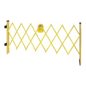 Barrière de sécurité extensible industrielle en acier pliable pour la sécurité des entrepôts et l'utilisation en usine - Product Image 3