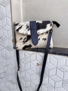 Nuevo Bolso Bandolera de Piel Vacuna Estilo Western, Bolso de Mano Elegante Bohemio en Oferta, con Correa para la Muñeca, Bolso Multiusos para Mujer - Product Image 4