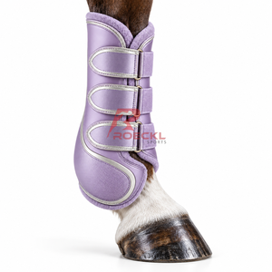 Bottes de brossage pour chevaux conçues avec des matériaux légers, une doublure douce et des fermetures réglables pour l'exercice quotidien et l'utilisation en écurie. - Product Image 5