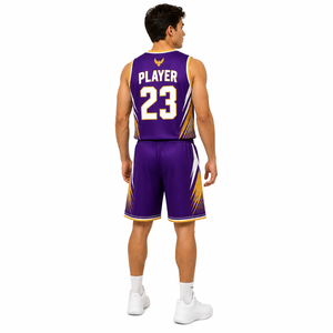 Premium Basketball Uniform Jersey <b>Shorts</b> Set Sublimation Custom Design Sportswear Breathable Fabric for Professional Teams - Product Image 5