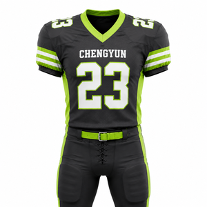 Custom Moisture Wicking <strong>Football</strong> V-neck Sublimation Print <strong>Football</strong> Match American <strong>Football</strong> Training Gear High Performance - Product Image 2