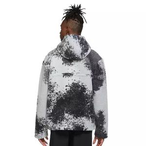 Sudadera con capucha para hombre, con logotipo personalizado, diseño OEM, gran tamaño, color blanco, 600 GSM, con bordado, 450 GSM - Product Image 2