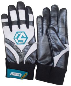 Guantes de bateo de béisbol de cuero PU personalizados de alta calidad de cuero suave profesional de béisbol Softball guantes de bateo 2025 - Product Image 1