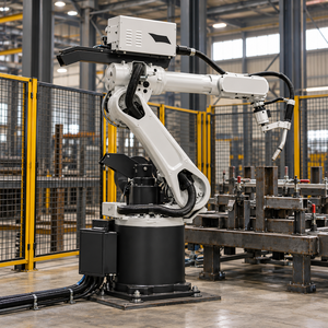 Robot de soudage 6 axes personnalisé en usine, charge utile 12 kg, portée 1441 mm, 380 V, avec pince pour palettisation et manutention haute précision - Product Image 5