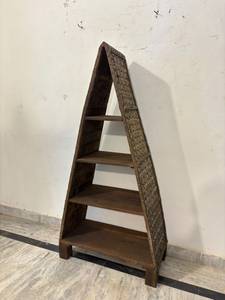 Estantería de Madera en Forma de Arco, Mueble de Almacenamiento con Múltiples Estantes para el Hogar, Sala de Estar u Oficina, Exhibidor de Libros - Product Image 3
