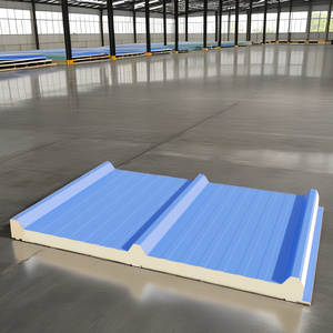 Durable PIR Foam <strong>Insulation</strong> Sandwich Panel Procy Heatproof Roof <strong>Material</strong> For Industrial Factory Coldroom Office <strong>Building</strong> - Product Image 1