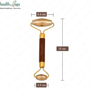 HealthAndYoga BronzRoll Rouleau facial Kansa pour une peau éclatante et rajeunie - Product Image 1