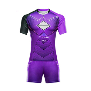 Custom Manufacturer designs sports rugby uniforms utilizing 100% Polyester with Global Supply reach <b>for</b> distributors. - Product Image 1