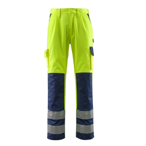 Pantalon de travail cargo réfléchissant de classe 2 léger et de haute qualité pour hommes, idéal pour les travaux de construction - Product Image 4