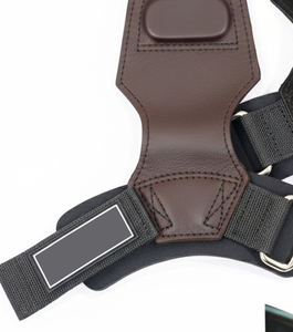 Poignées de musculation en cuir, sangles de poignet pour haltérophilie, protection complète de la paume, entraînement de fitness, musculation, grip en cuir - Product Image 4