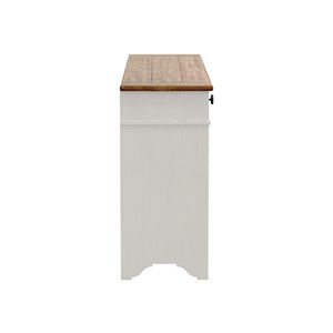 Wallace & Bay Serveur de rangement de cuisine brun et blanc Haidel - Product Image 3