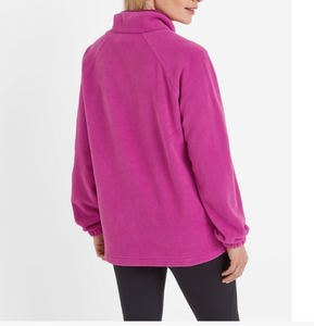 Sudadera Rosa de Felpa Francesa con Cuello Redondo, 100% Algodón, Lavado Ácido y Stonewashed, con Logotipo Personalizado para Mujer, Colección Otoño - Product Image 3