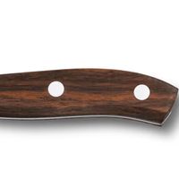 Couteaux à steak professionnels avec lame dentelée tranchante, manche en bois, lame en acier inoxydable pour la découpe de la viande, restaurant, cuisine