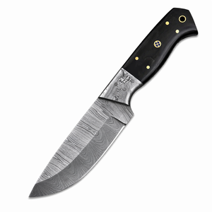Personalized DIY OEM Industrial Grade Forged Damascus Steel Clip Point Straight Edge Straight Back Hunting <b>Knife</b> <b>Bone</b> Gift Him - Product Image 1
