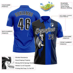 Fabricante de Camisetas Polo Deportivas de Alto Rendimiento, Tela de Poliéster Ligera, Logotipo Bordado, OEM, ODM, Venta al Por Mayor de Fábrica - Product Image 3